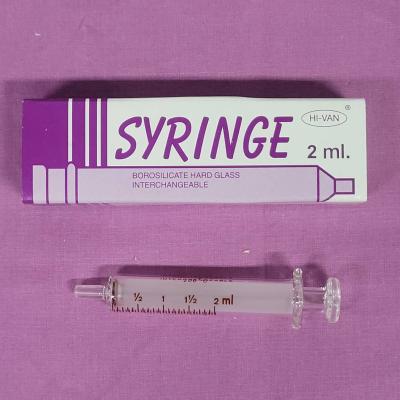 syringe แก้ว 2 cc